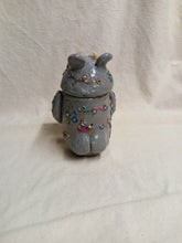 Load image into Gallery viewer, Gray "Butz " Monster Coin Cache Jar