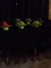 Load image into Gallery viewer, Bright Green Mushroom Shaped Decorative Jar