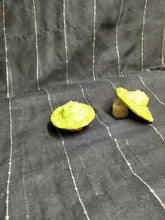 Load image into Gallery viewer, Bright Green Mushroom Shaped Decorative Jar