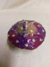 Load image into Gallery viewer, Brown/Purple Mushroom Shaped Decorative Jar