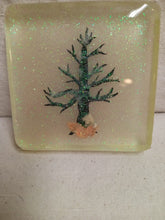 Load image into Gallery viewer, 4"Square First Snowfall Epoxy Shelf Sitter