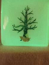 Load image into Gallery viewer, 4"Square First Snowfall Epoxy Shelf Sitter