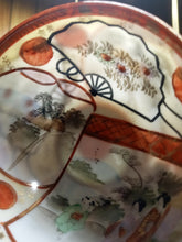 Load image into Gallery viewer, Antique Hand Painted Kutani Tea Cup and Saucer