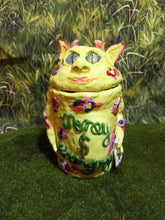 Load image into Gallery viewer, Yellow "Butz" Monster Coin Cache Jar