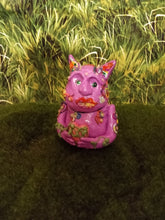 Load image into Gallery viewer, Purple Baby "Butz " Monster Decorative Jar