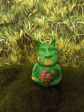 Load image into Gallery viewer, Bright Green Baby "Butz " Monster Decorative Jar