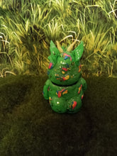 Load image into Gallery viewer, Bright Green Baby "Butz " Monster Decorative Jar