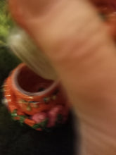 Load image into Gallery viewer, Dark Terracotta Baby "Butz" Monster Decorative Jar