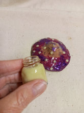 Load image into Gallery viewer, Brown/Purple Mushroom Shaped Decorative Jar
