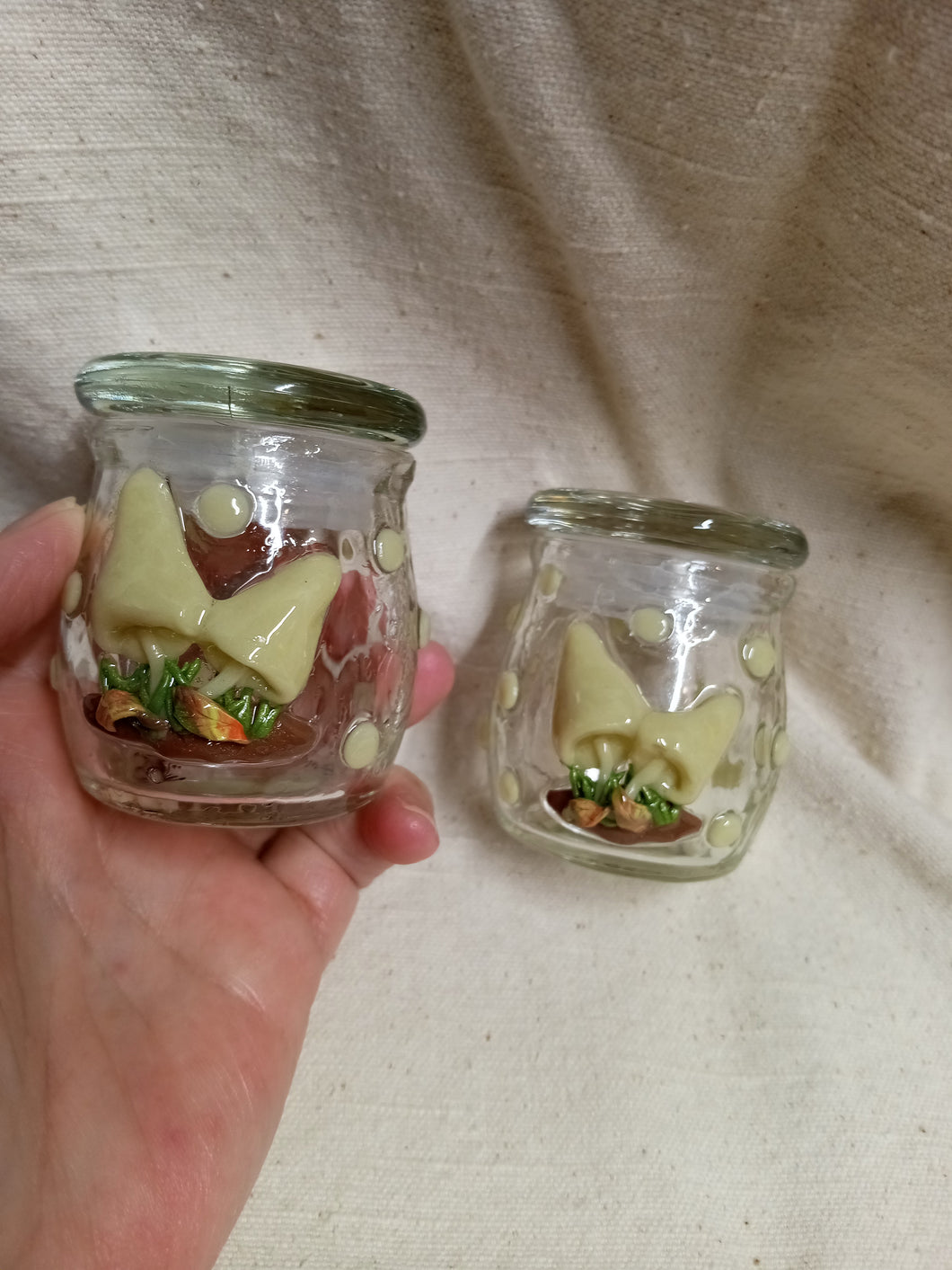 Mushrooms Decorative Jar