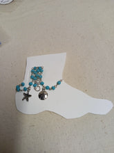 Load image into Gallery viewer, Beach Themed XL Ankle Bracelet
