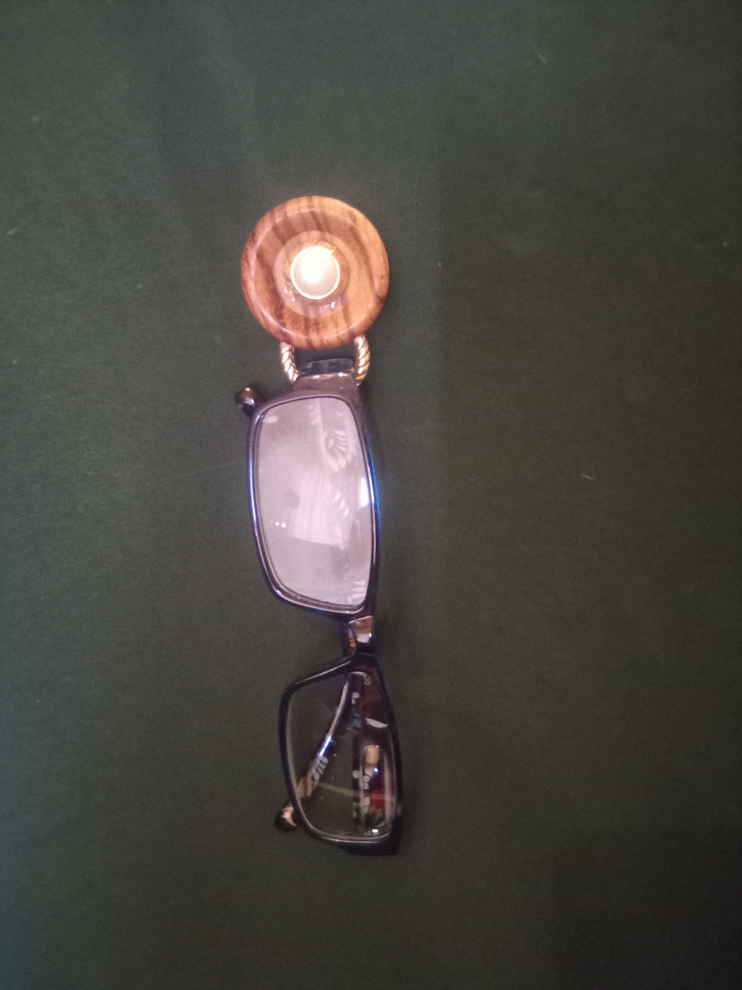 Eyeglass holder pin
