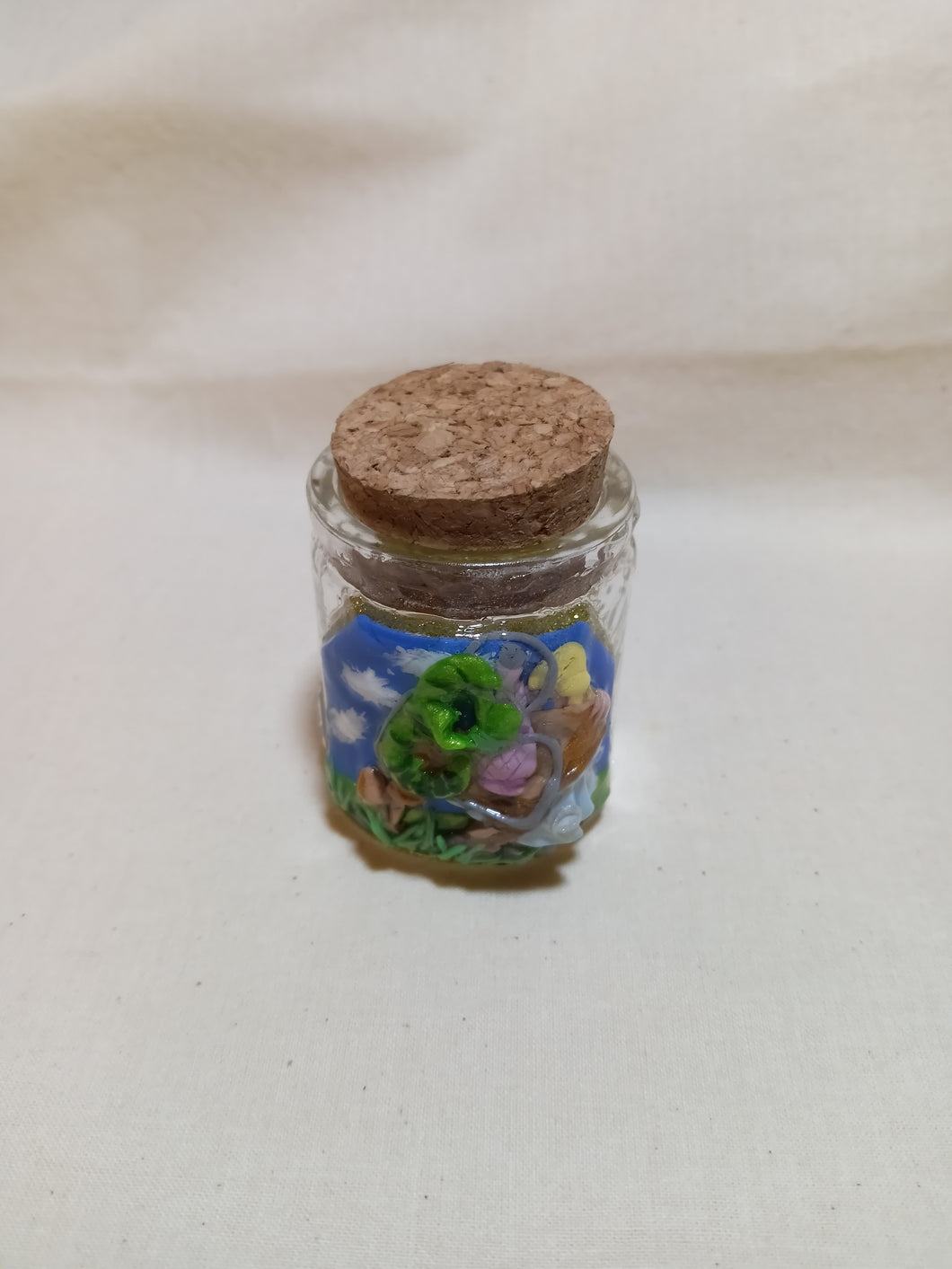 Alice and Caterpillar Decorative Jar